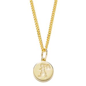 <p>Runaway stamp necklace available in rose gold, yellow gold and sterling silver</p>